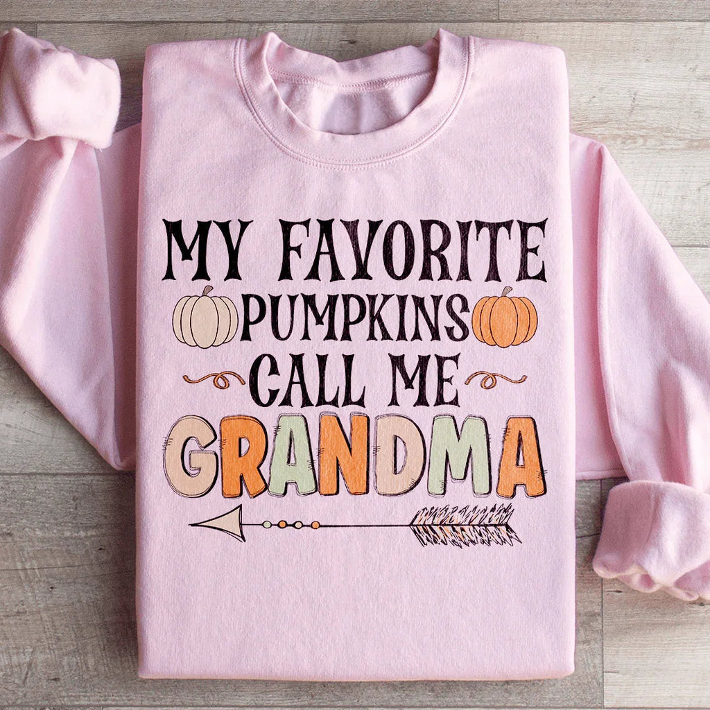My Favorite Pumpkins Call Me Grandma Sweatshirt product image 3
