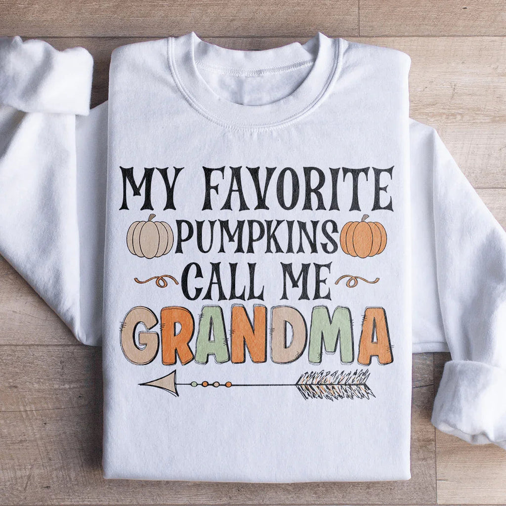 My Favorite Pumpkins Call Me Grandma Sweatshirt product image 1