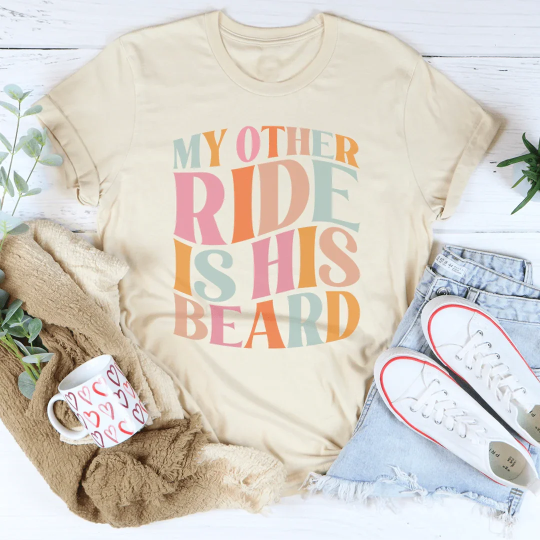 My Other Ride Is His Beard Tee product image 2
