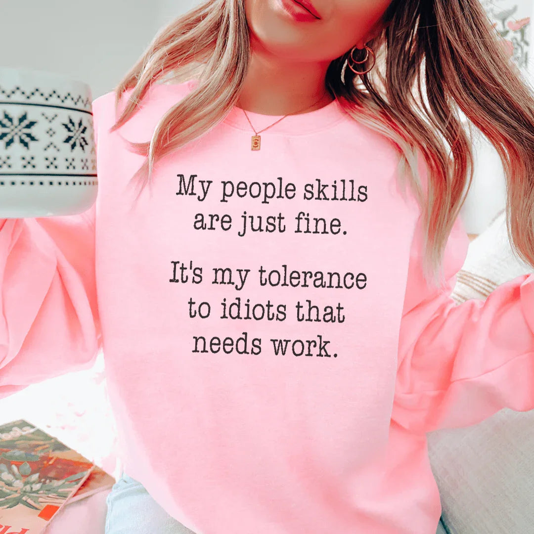 My People Skills Are Just Fine Sweatshirt product image 1