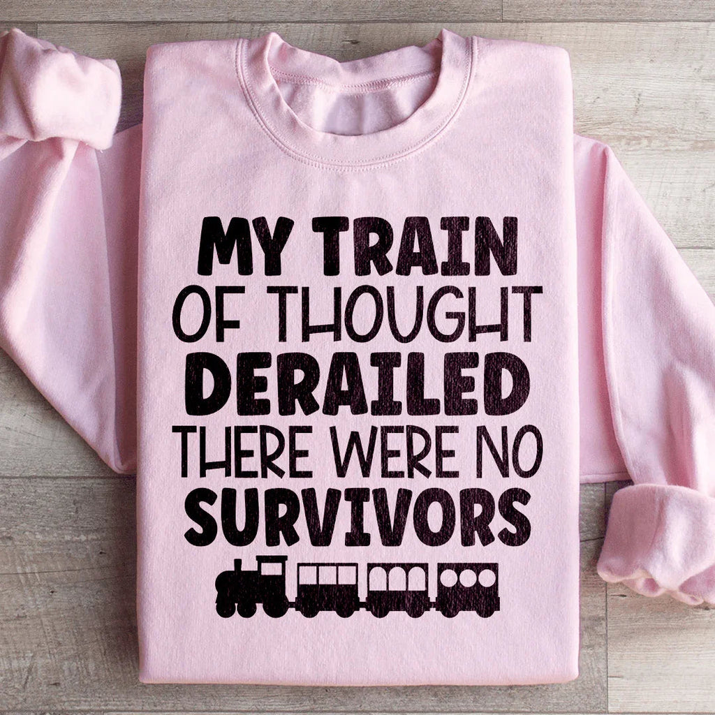 My Train Of Thought Derailed Sweatshirt product image 4