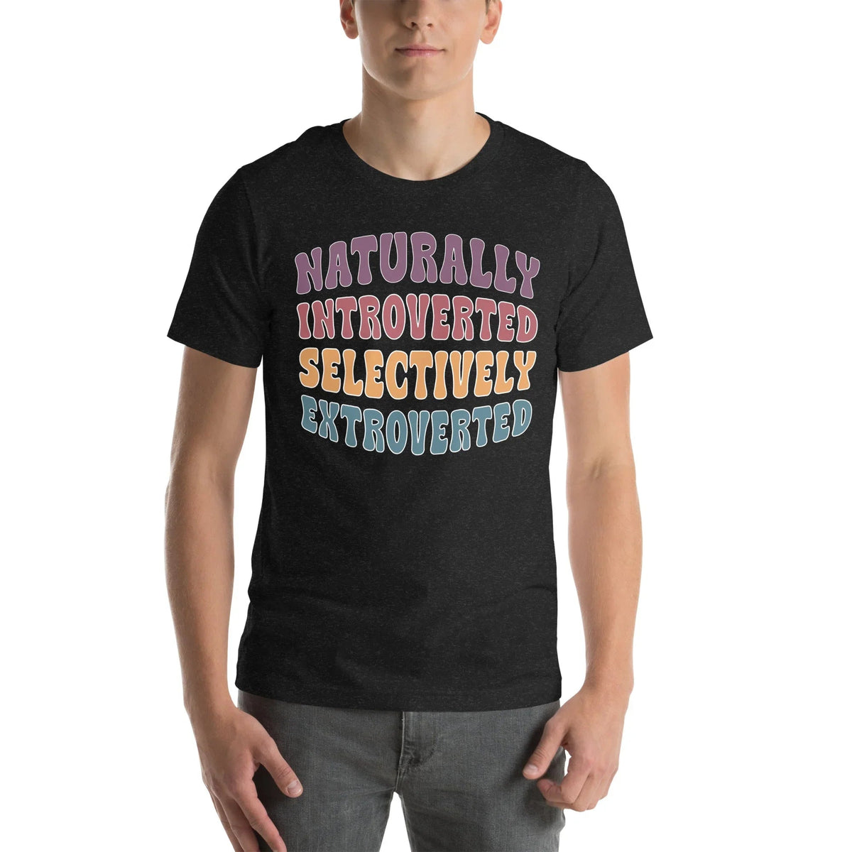 Naturally Introverted Selectively Extroverted Tee product image 4