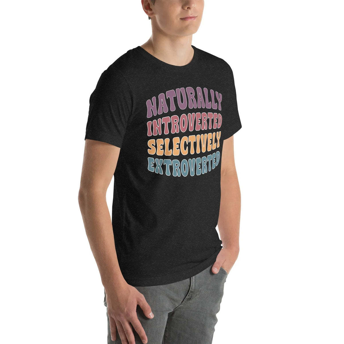 Naturally Introverted Selectively Extroverted Tee product image 6