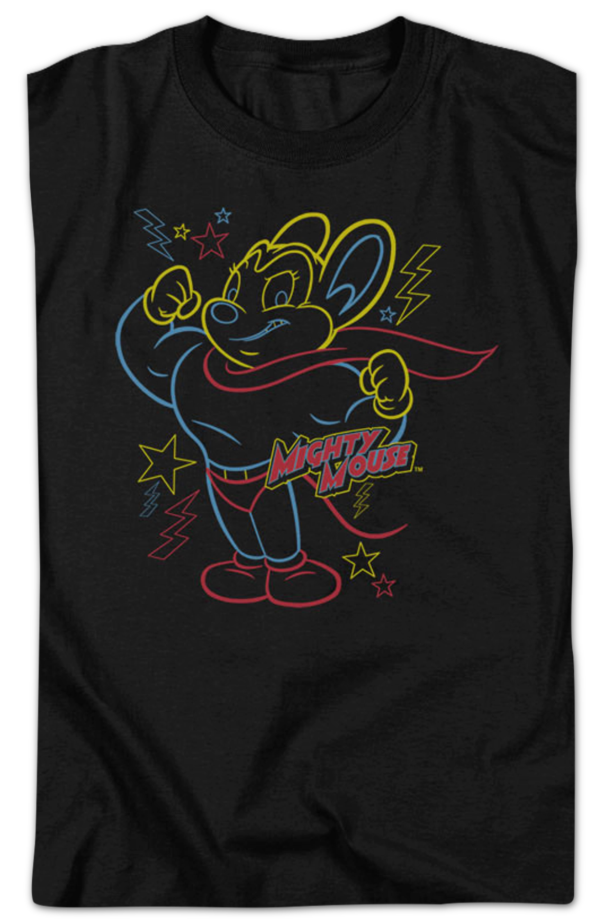 Neon Mighty Mouse T-Shirt product image 2