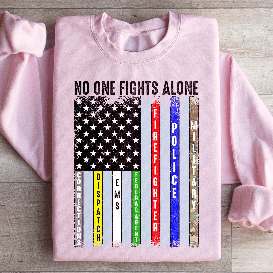 No One Fights Alone Sweatshirt product image 1