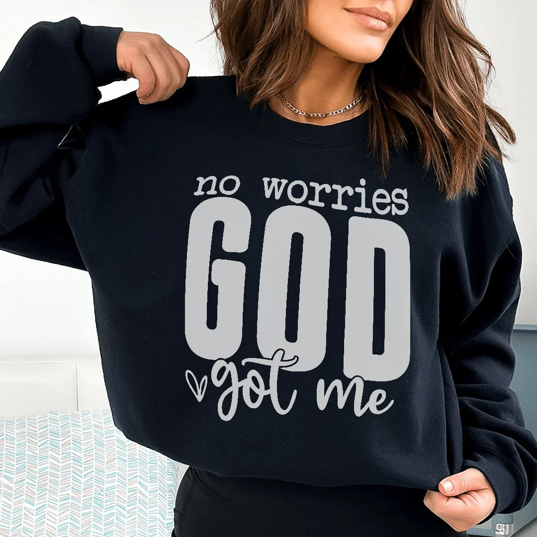 No Worries God Got Me Sweatshirt product image 3