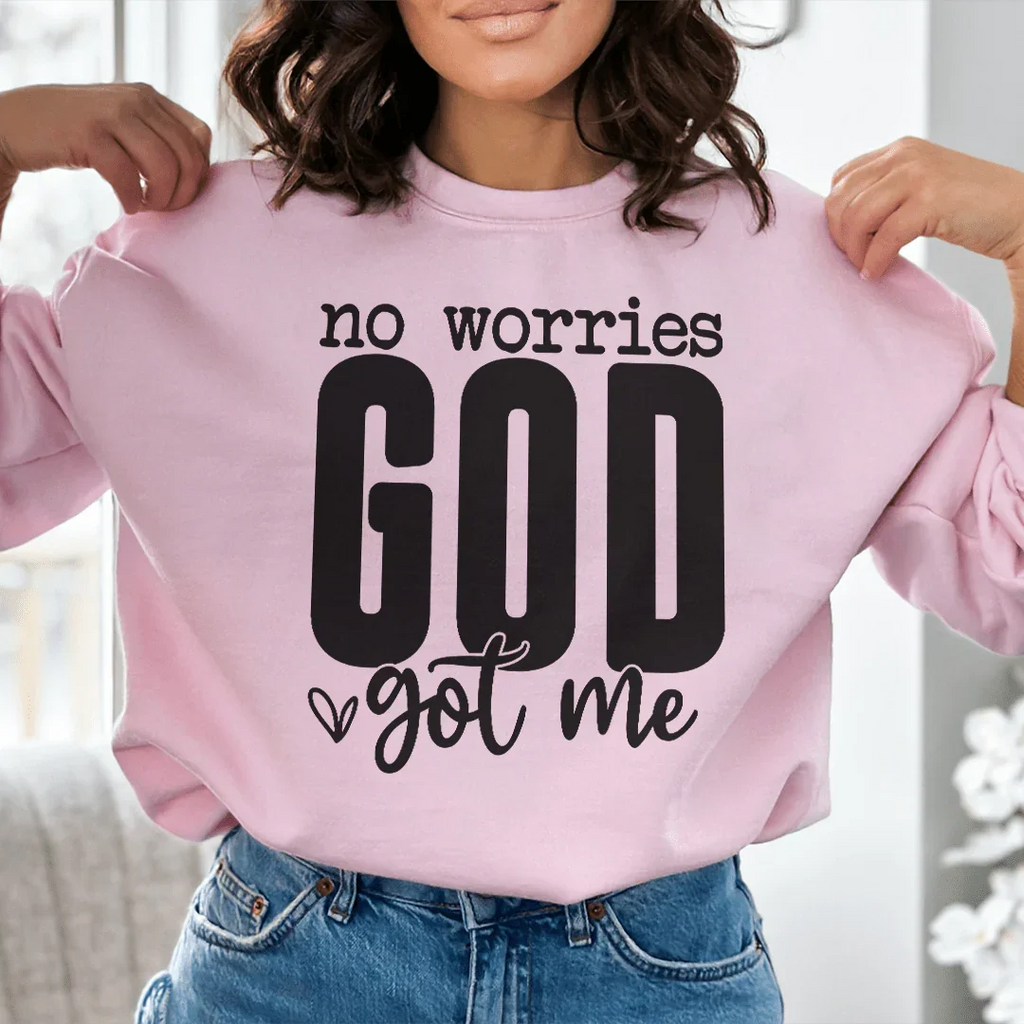 No Worries God Got Me Sweatshirt product image 2