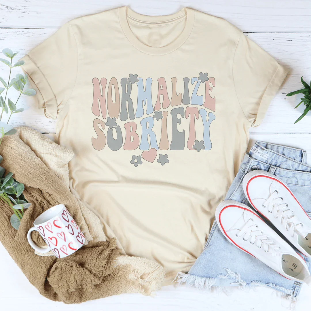 Normalize Sobriety Tee product image 3