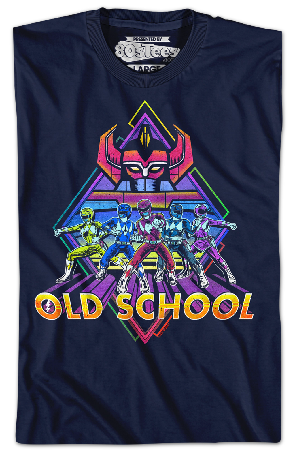 Old School Mighty Morphin Power Rangers T-Shirt product image 2