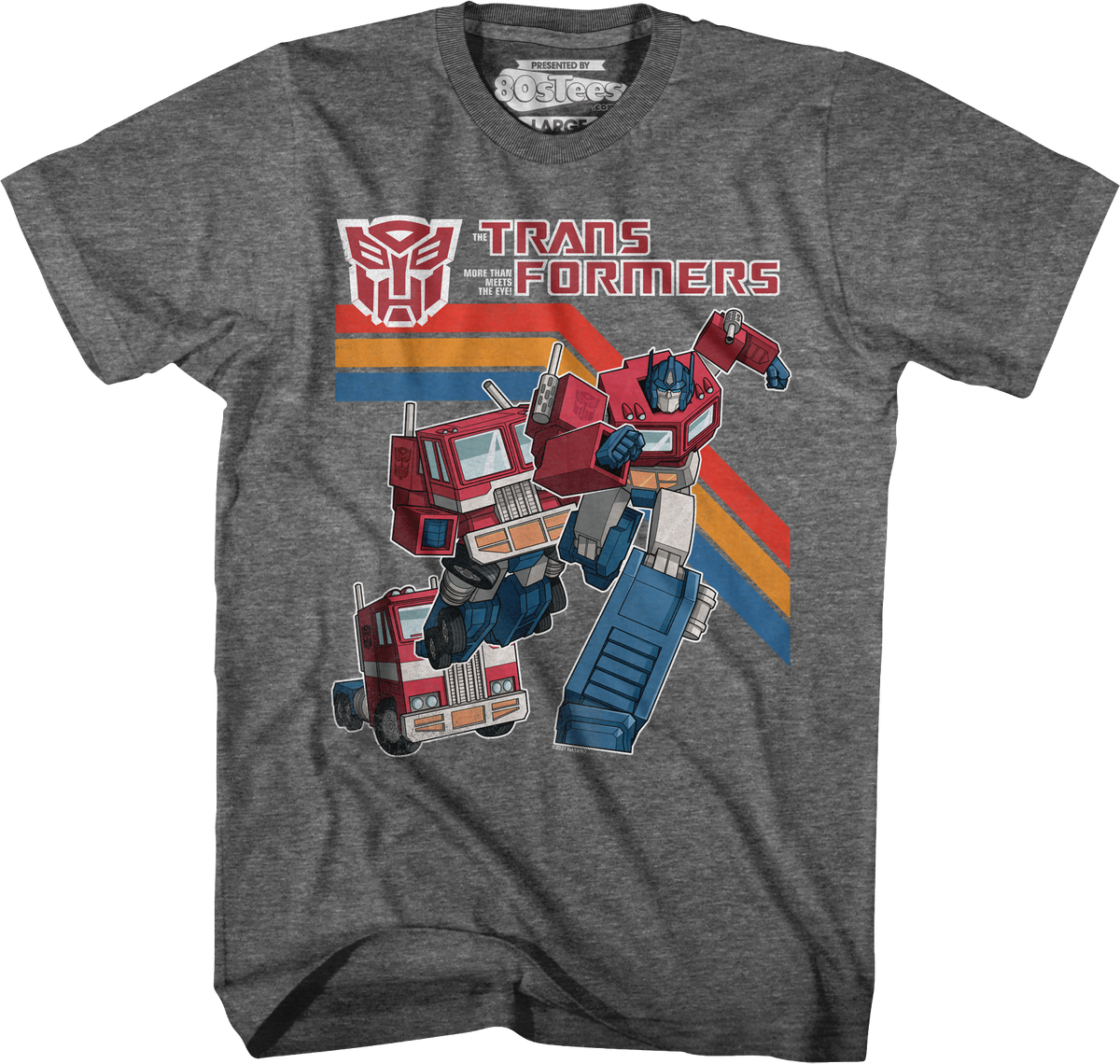 Old School Optimus Prime Transformers T-Shirt product image 1