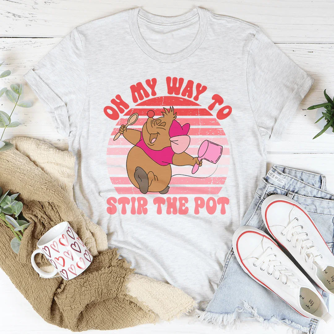 On My Way To Stir The Pot Tee product image 1