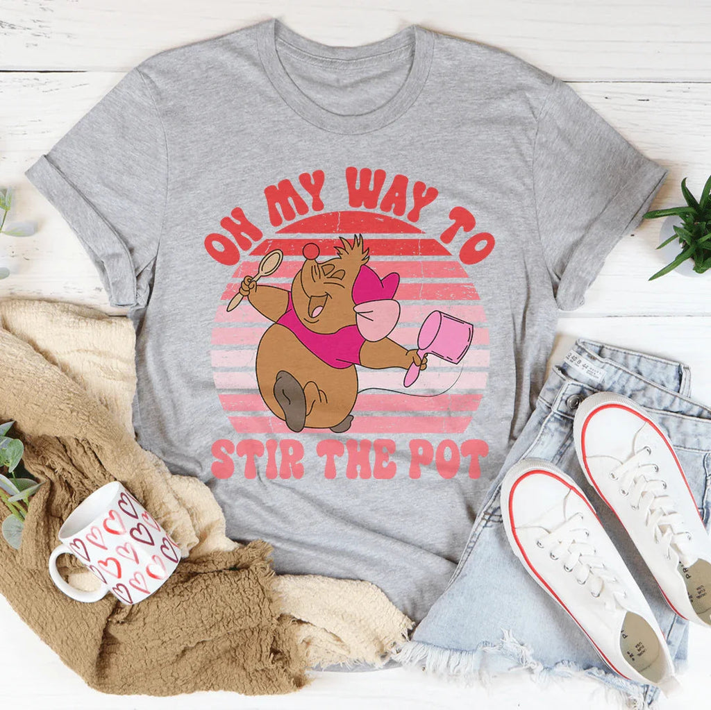 On My Way To Stir The Pot Tee product image 2