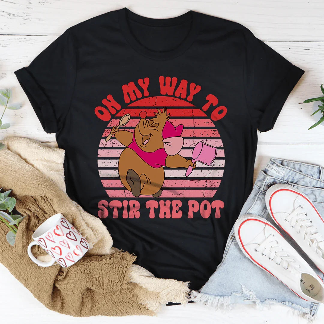 On My Way To Stir The Pot Tee product image 3
