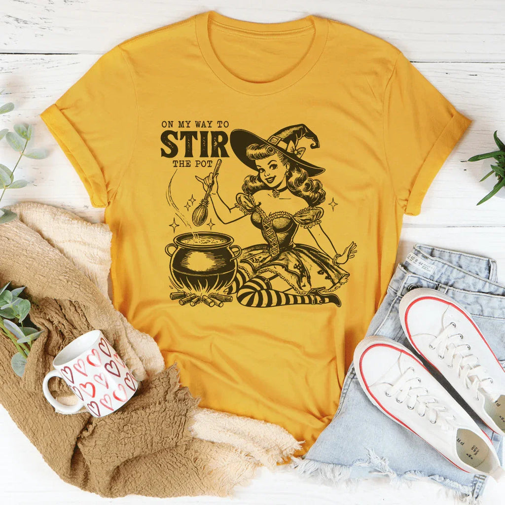 On My Way To Stir The Pot Tee product image 3