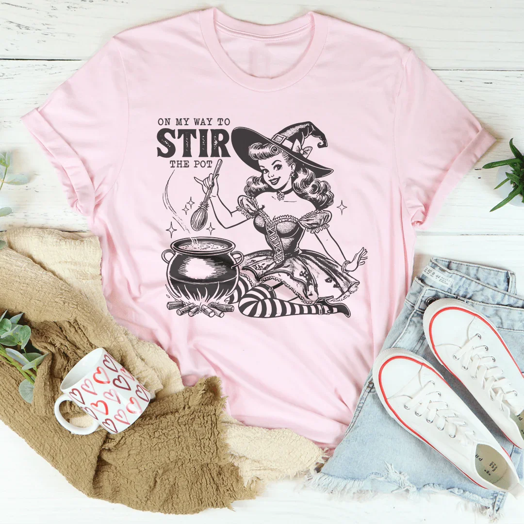 On My Way To Stir The Pot Tee product image 4