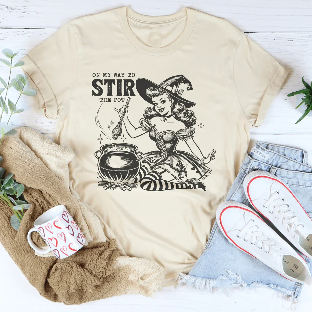 On My Way To Stir The Pot Tee product image 2
