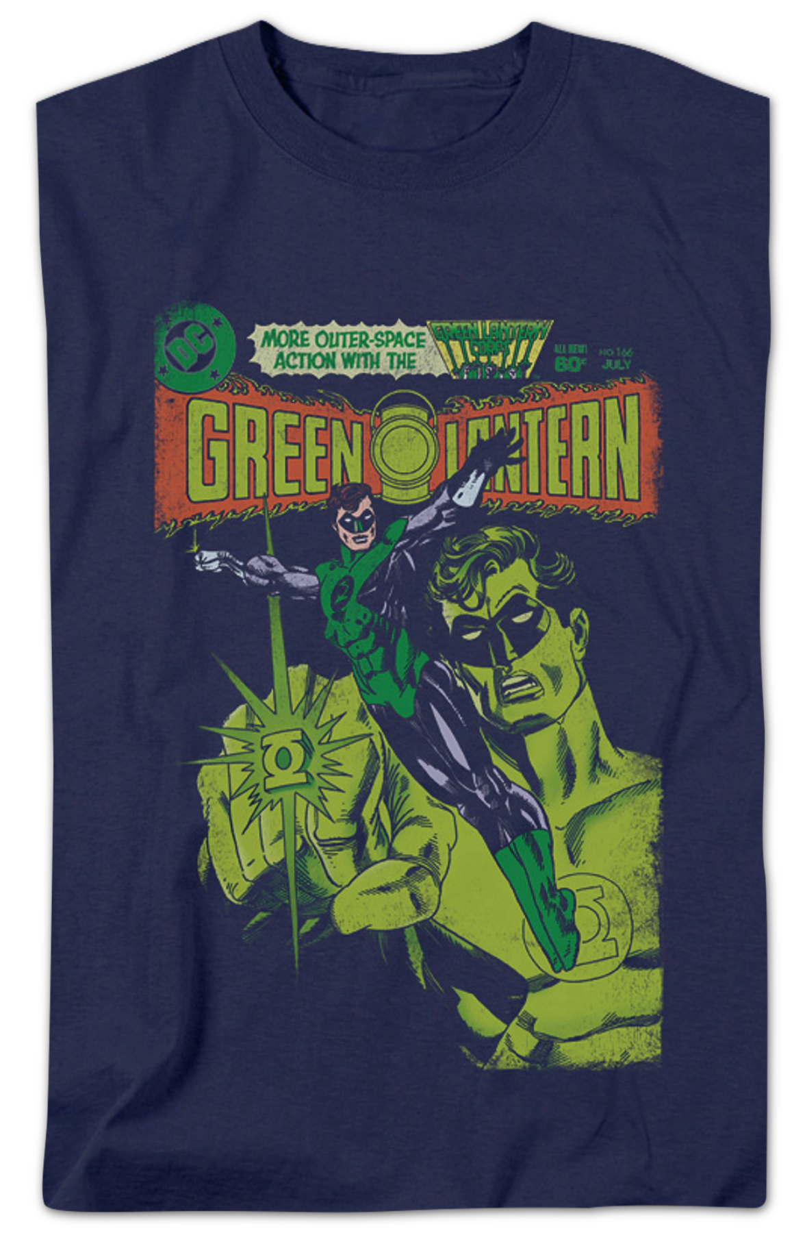 Outer-Space Action Green Lantern DC Comics T-Shirt product image 2