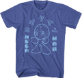 Outlined Japanese Text Mega Man T-Shirt product image 1