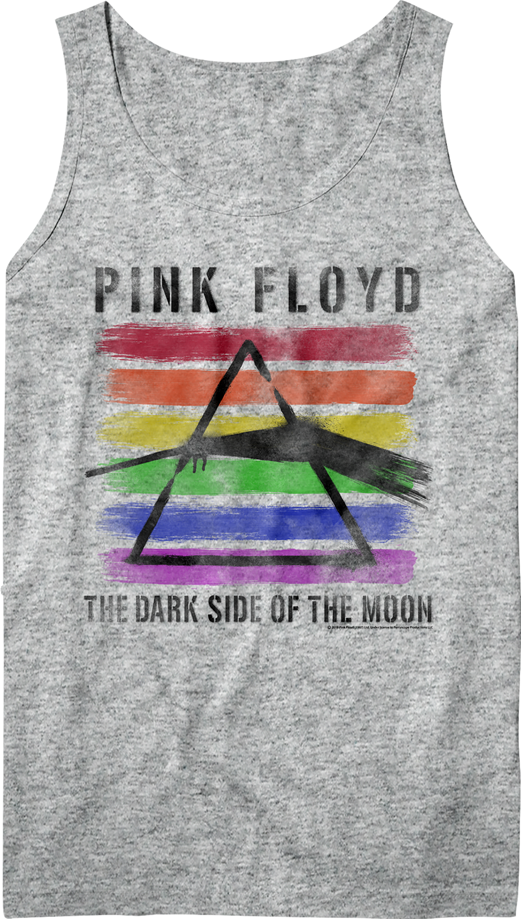 Painted Dark Side of the Moon Pink Floyd Tank Top