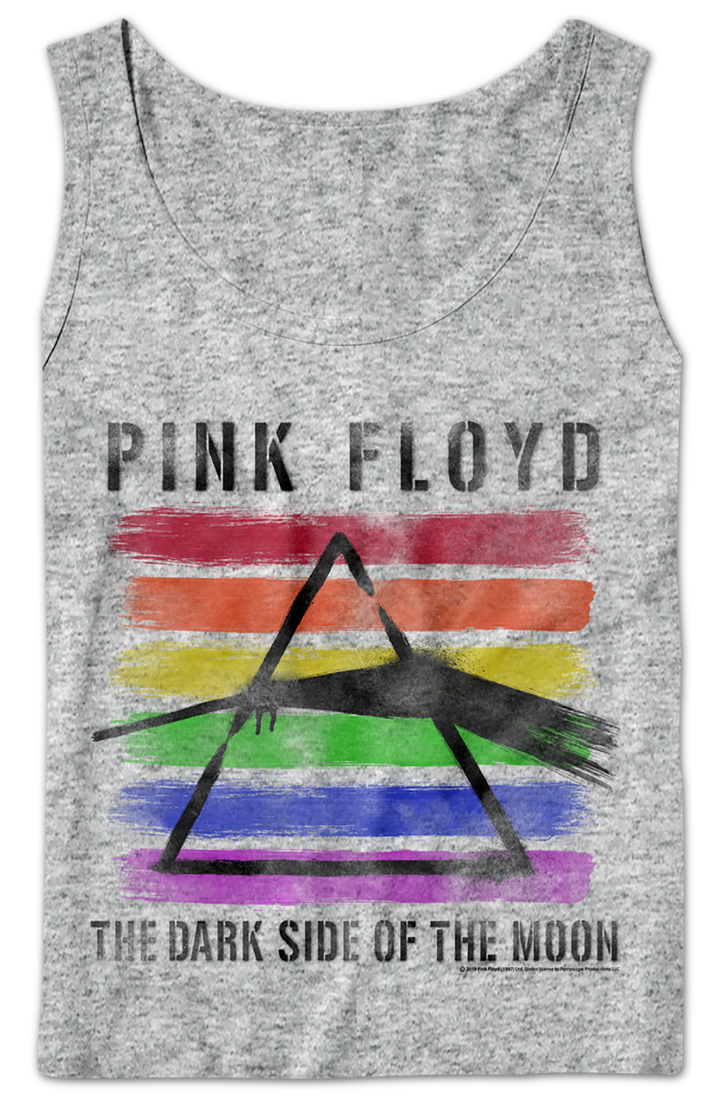 Painted Dark Side of the Moon Pink Floyd Tank Top