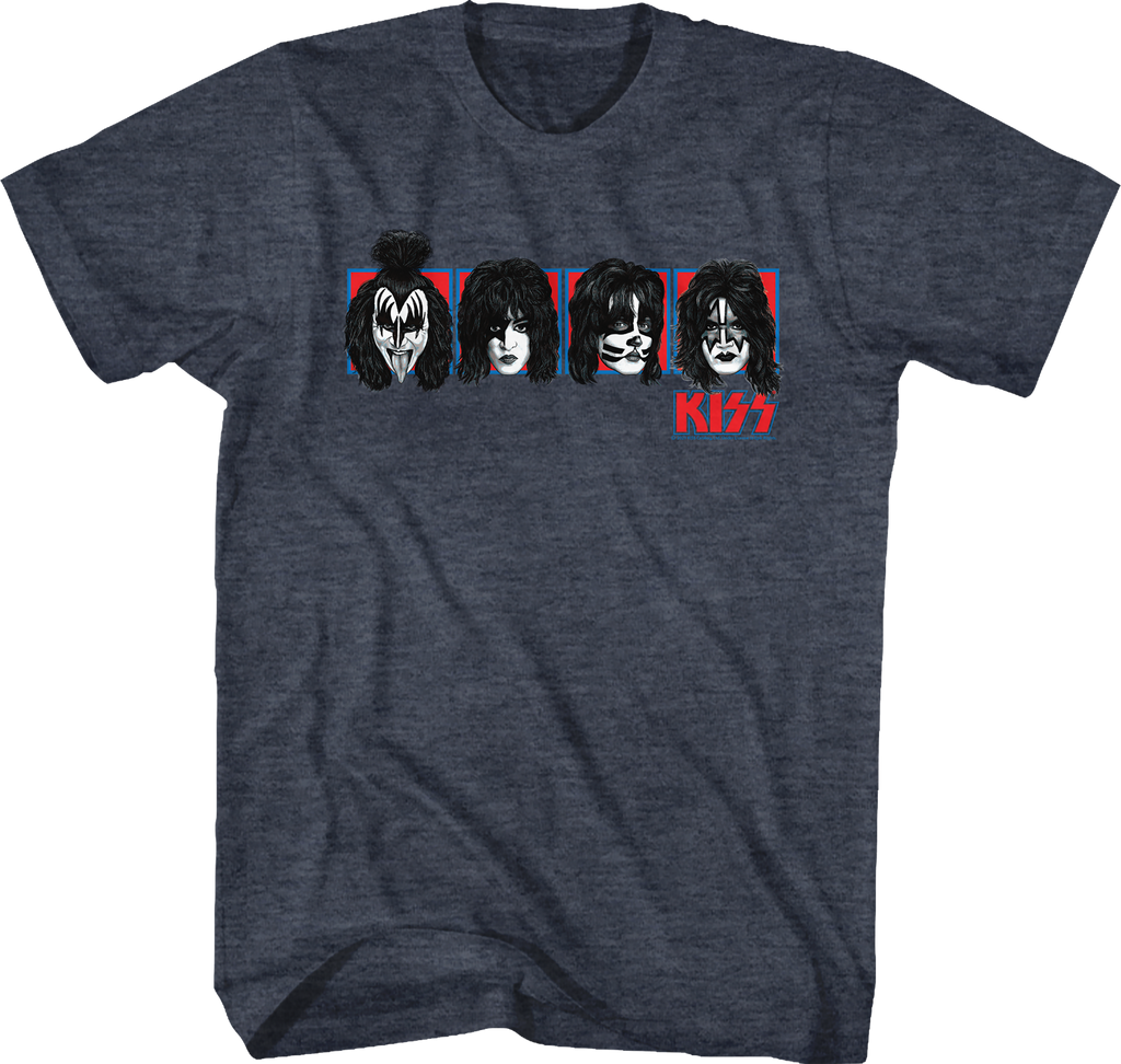 Painted Faces KISS T-Shirt product image 1