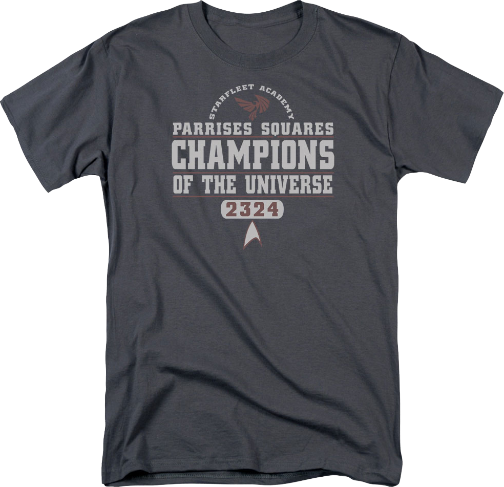 Parrises Squares Champions Star Trek T-Shirt product image 1