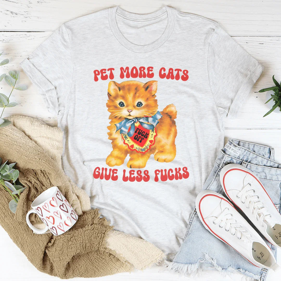 Pet More Cats Tee product image 4