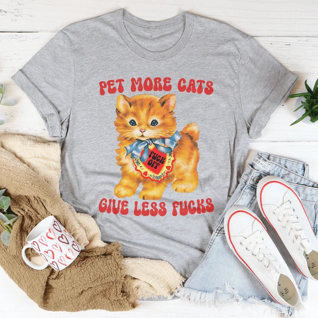 Pet More Cats Tee product image 1
