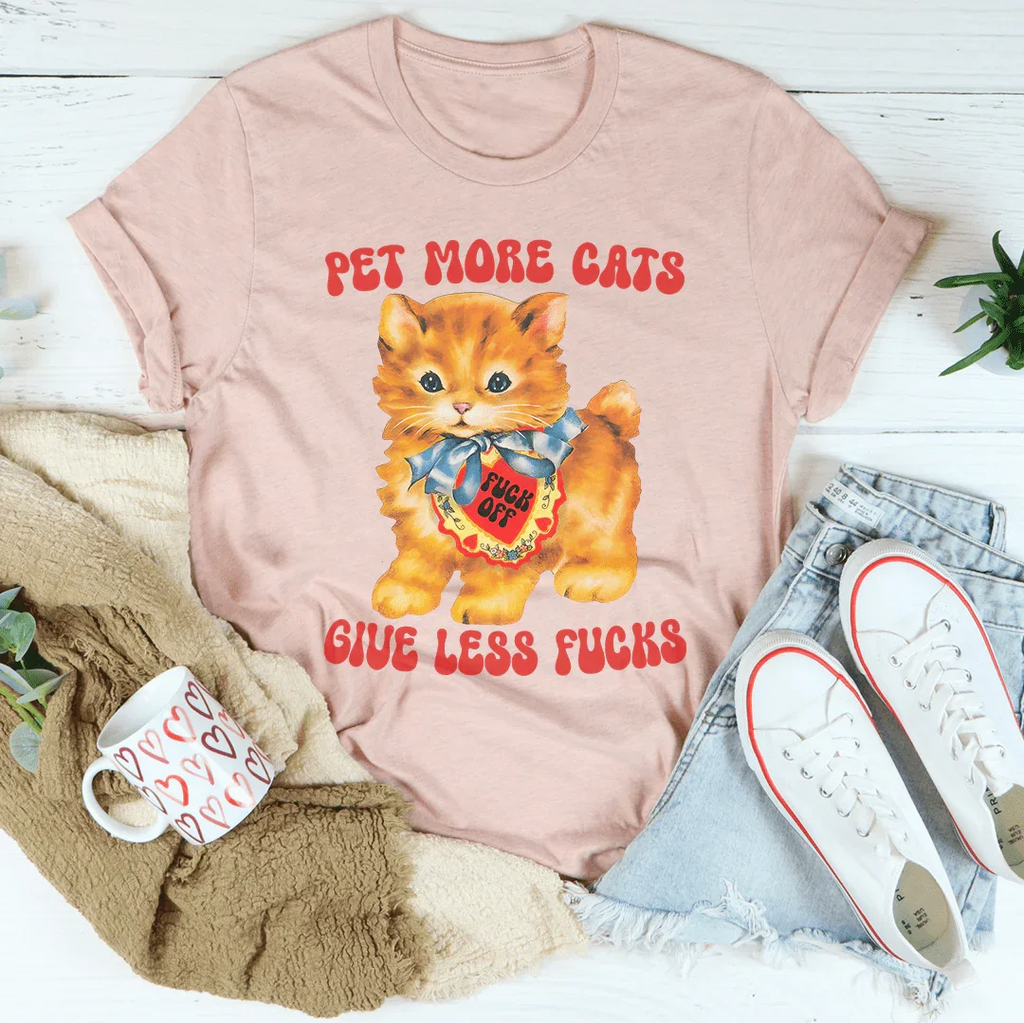 Pet More Cats Tee product image 2