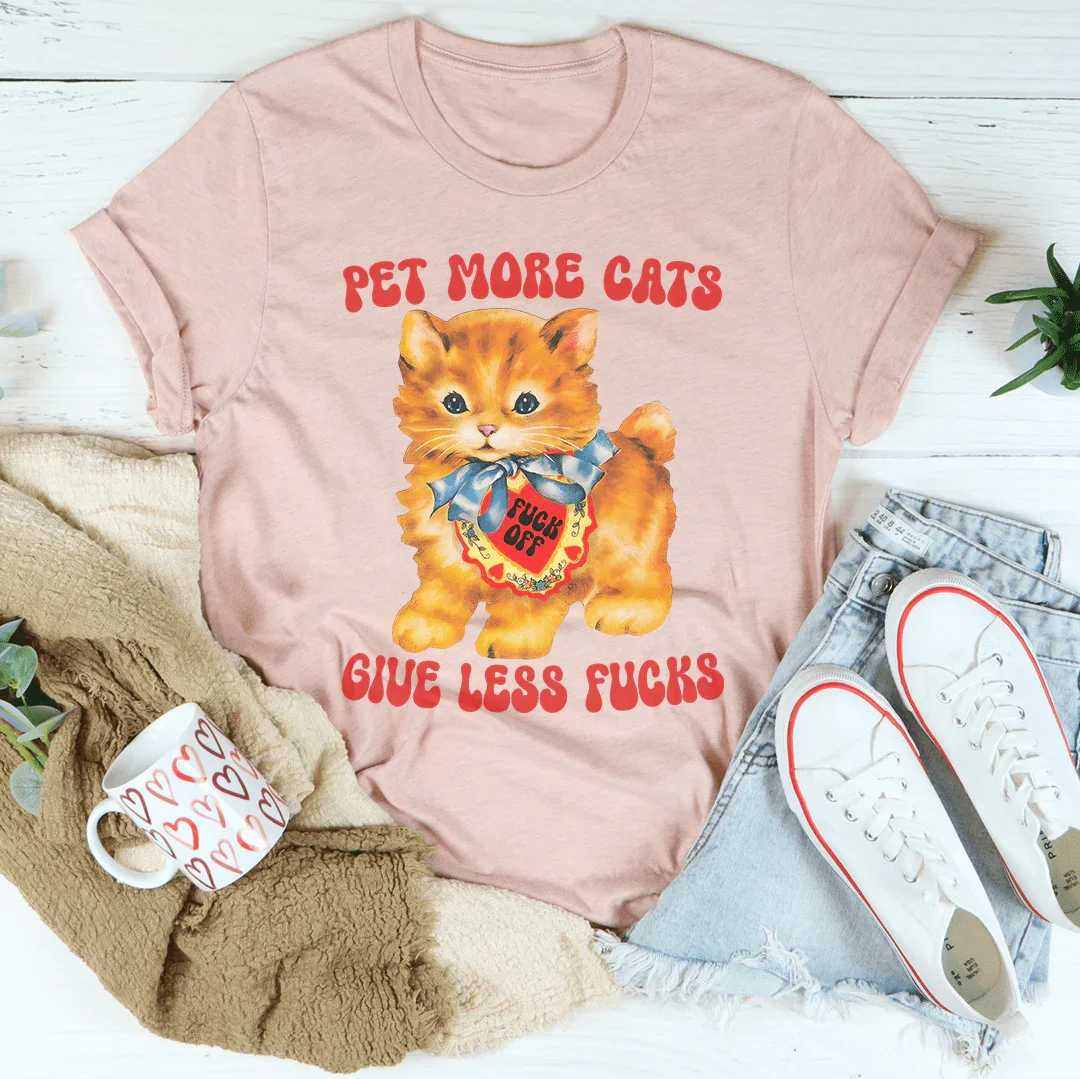 Pet More Cats Tee product image 2