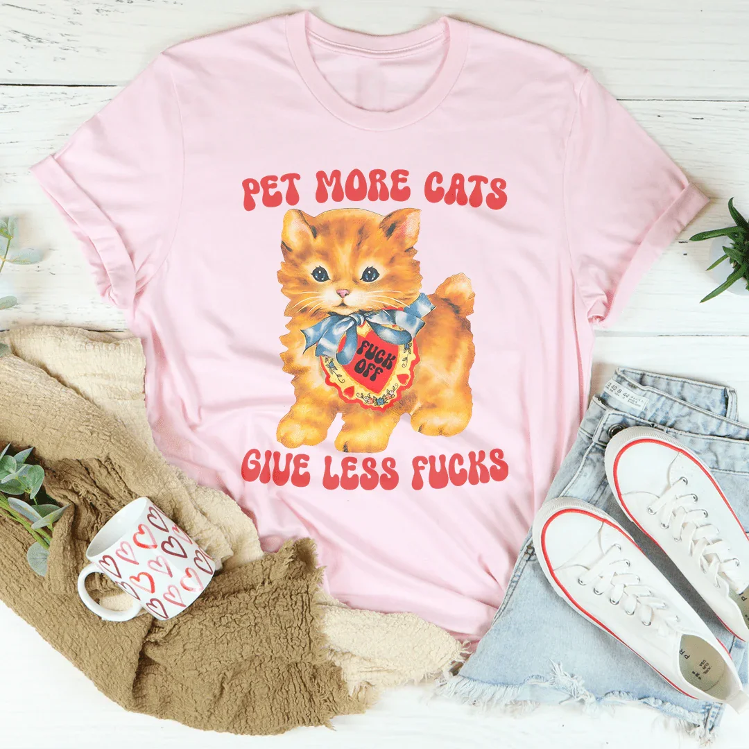 Pet More Cats Tee product image 3