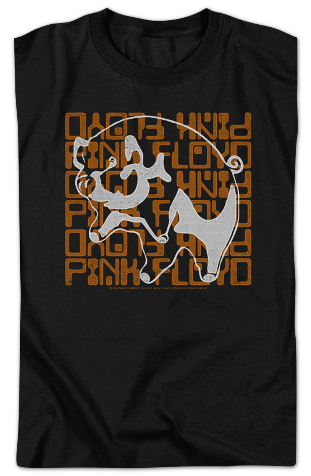 Pig Outline Pink Floyd T-Shirt product image 2