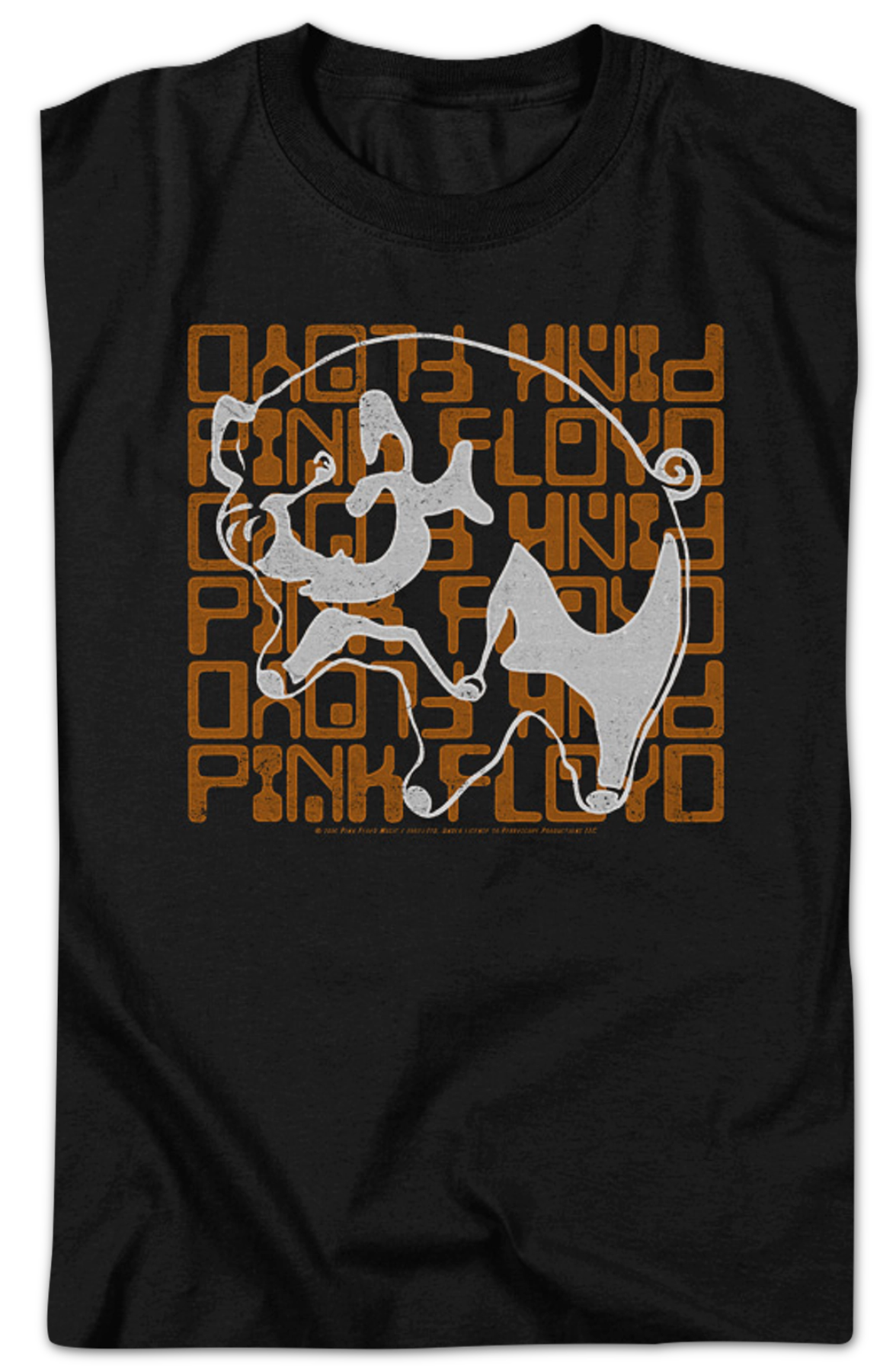 Pig Outline Pink Floyd T-Shirt product image 2