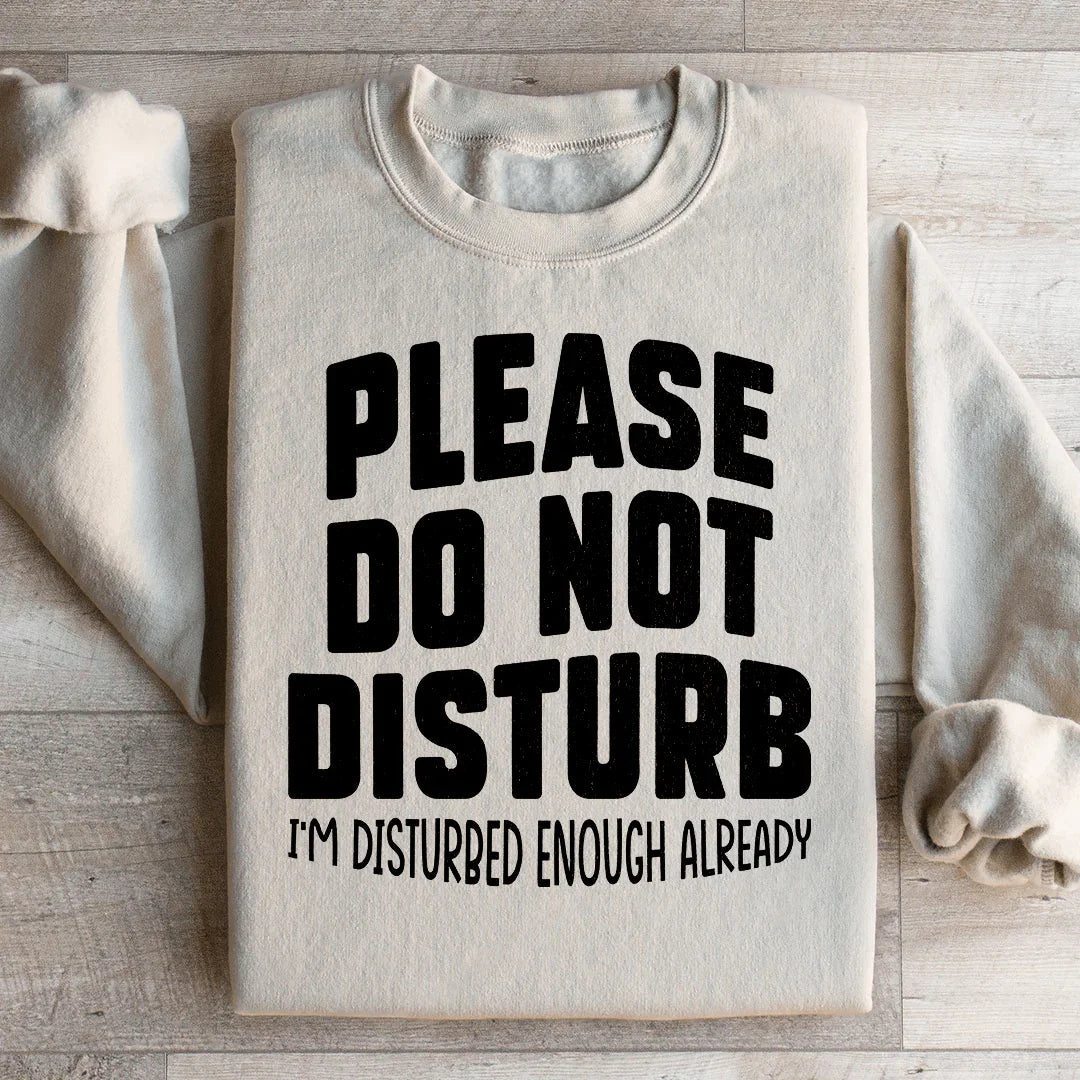 Please Do Not Disturb Sweatshirt product image 2