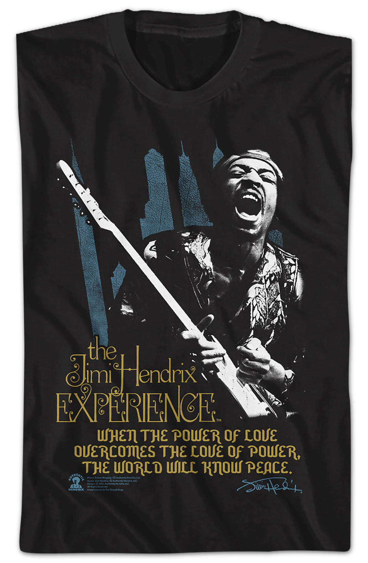 Power Of Love Jimi Hendrix T-Shirt product image 2