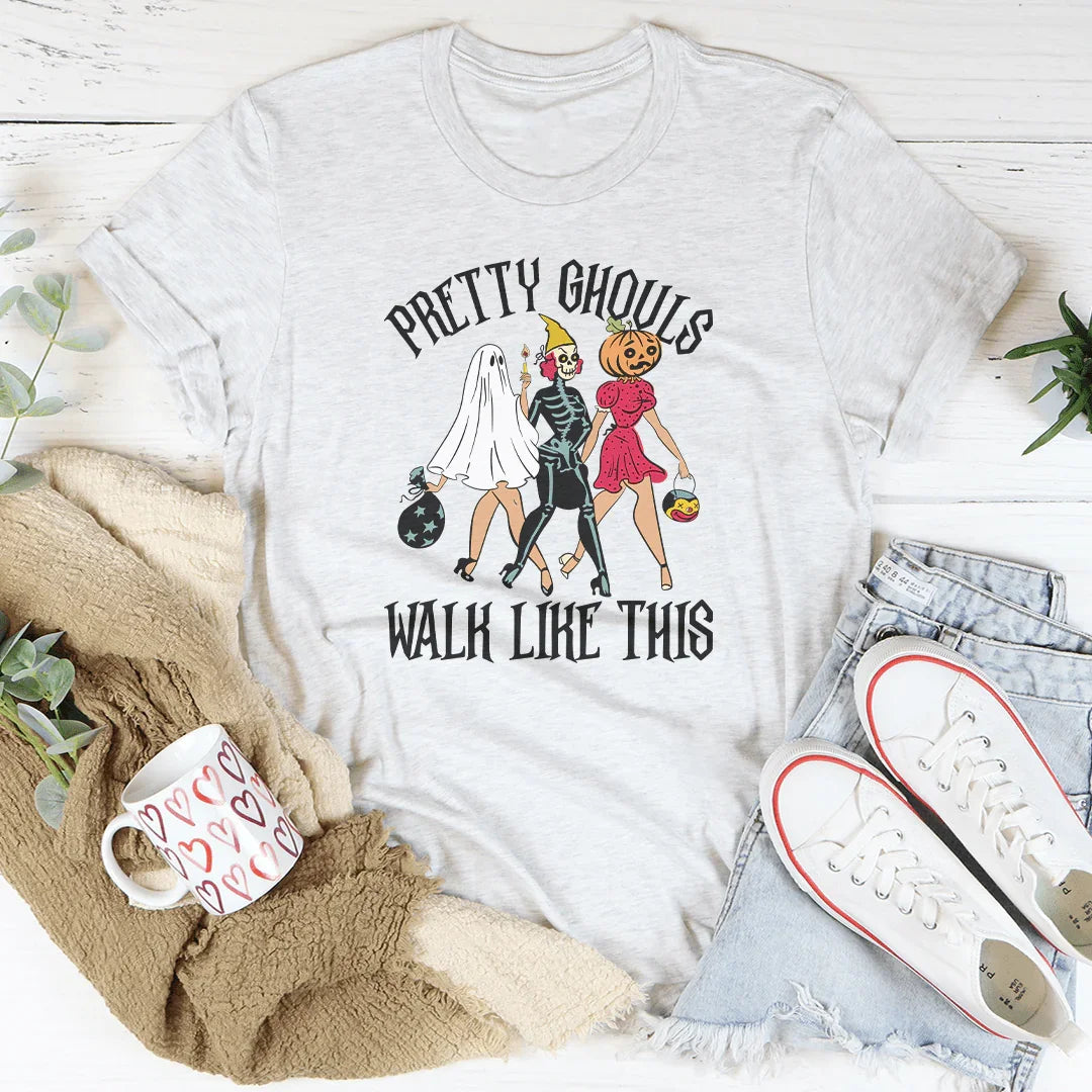 Pretty Ghouls Walk Like This Tee product image 1