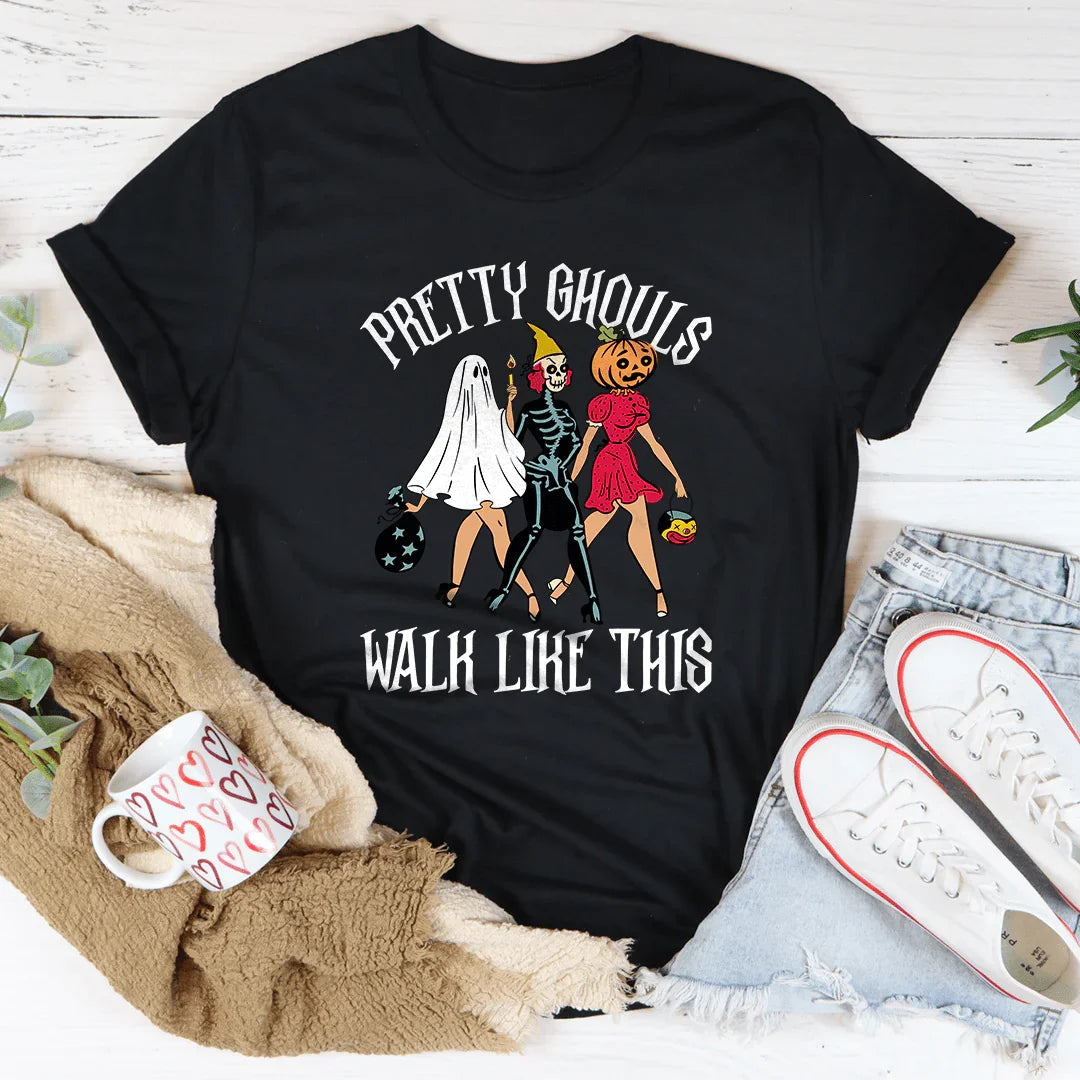 Pretty Ghouls Walk Like This Tee product image 3