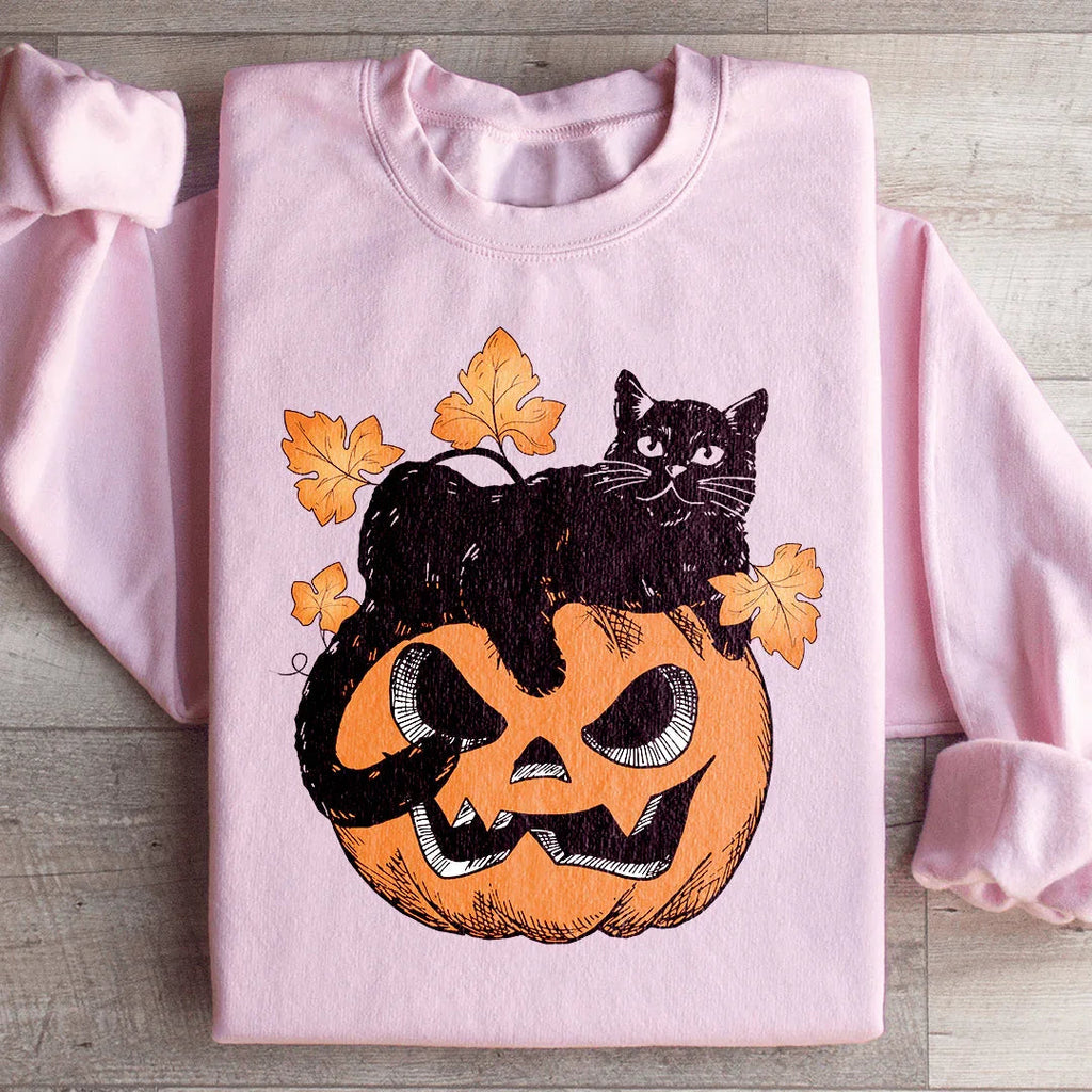 Cute Autumn Jack-O'-Lantern Graphic Sweatshirt – "Pumpkin product image 2