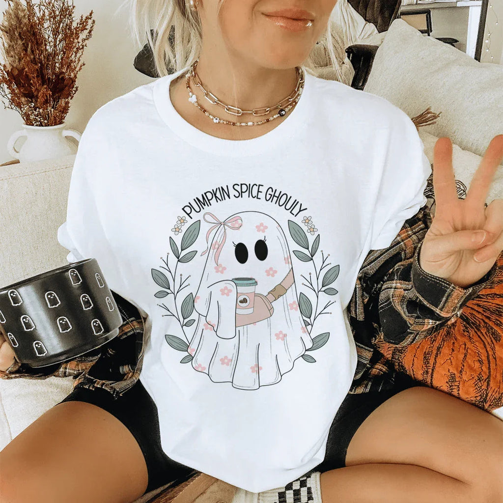Pumpkin Spice Ghouly Tee product image 1