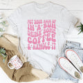 Put Your Hair Up In A Bun Drink Some Coffee & Handle It Tee product image 1
