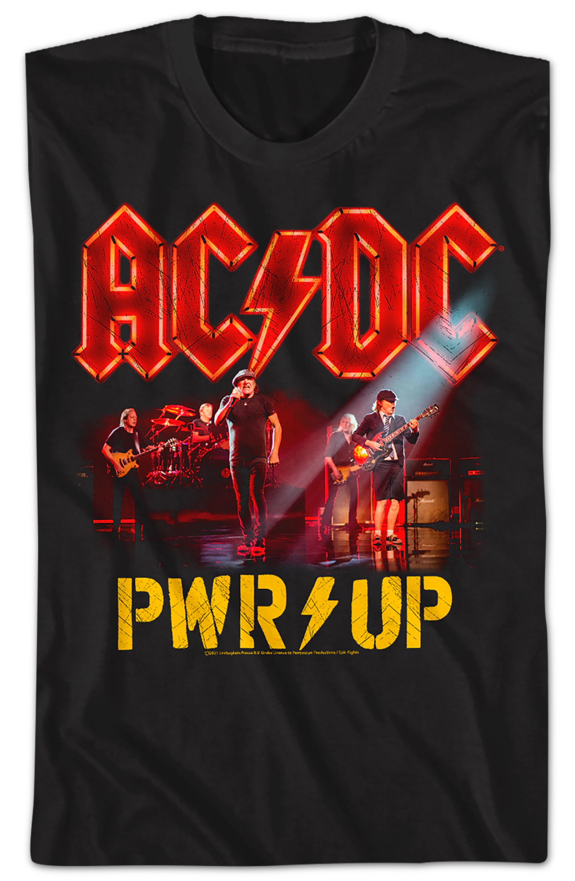 PWR UP Band Photo ACDC Shirt product image 2