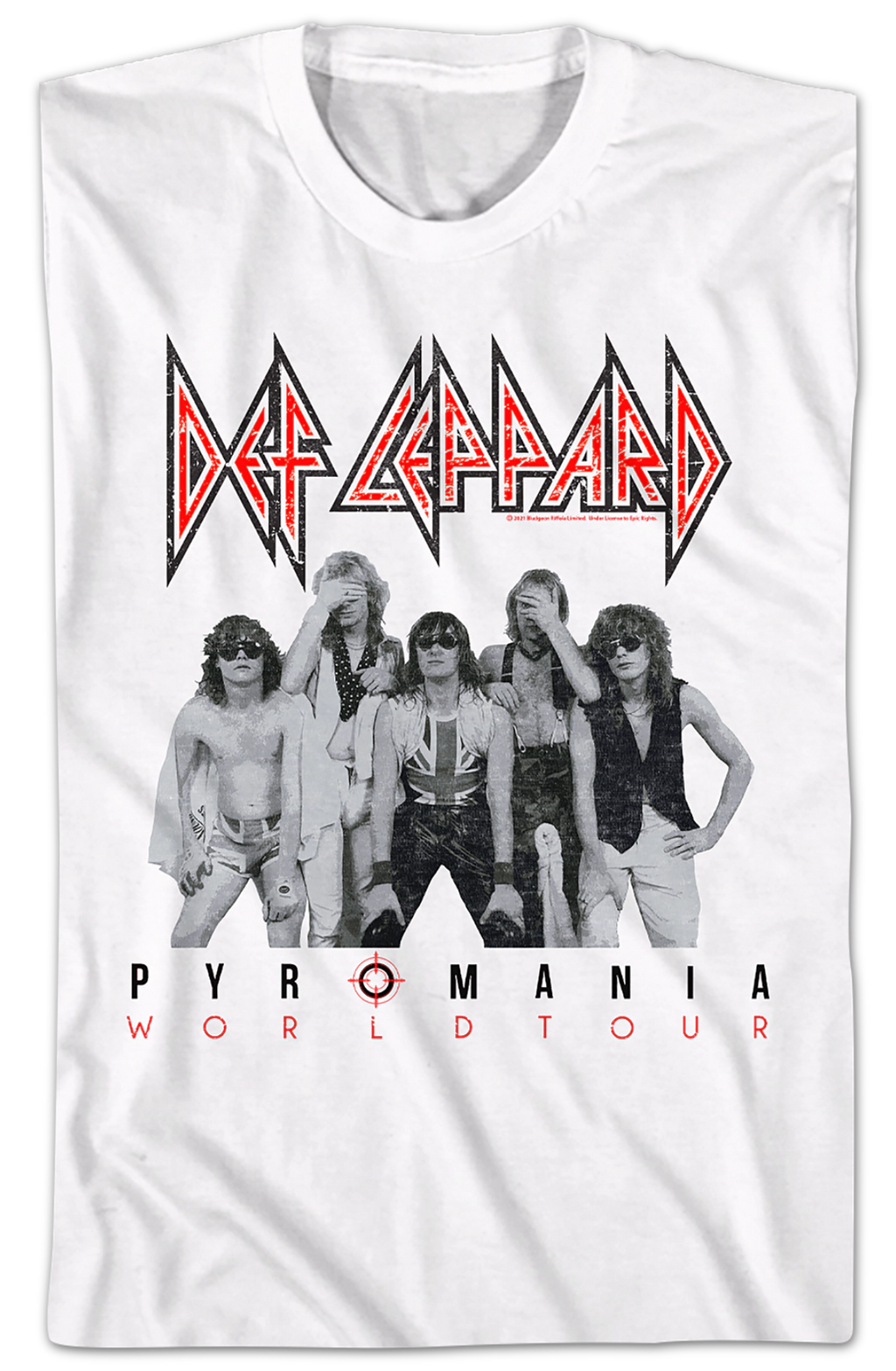 Pyromania World Tour Def Leppard T-Shirt product image 2