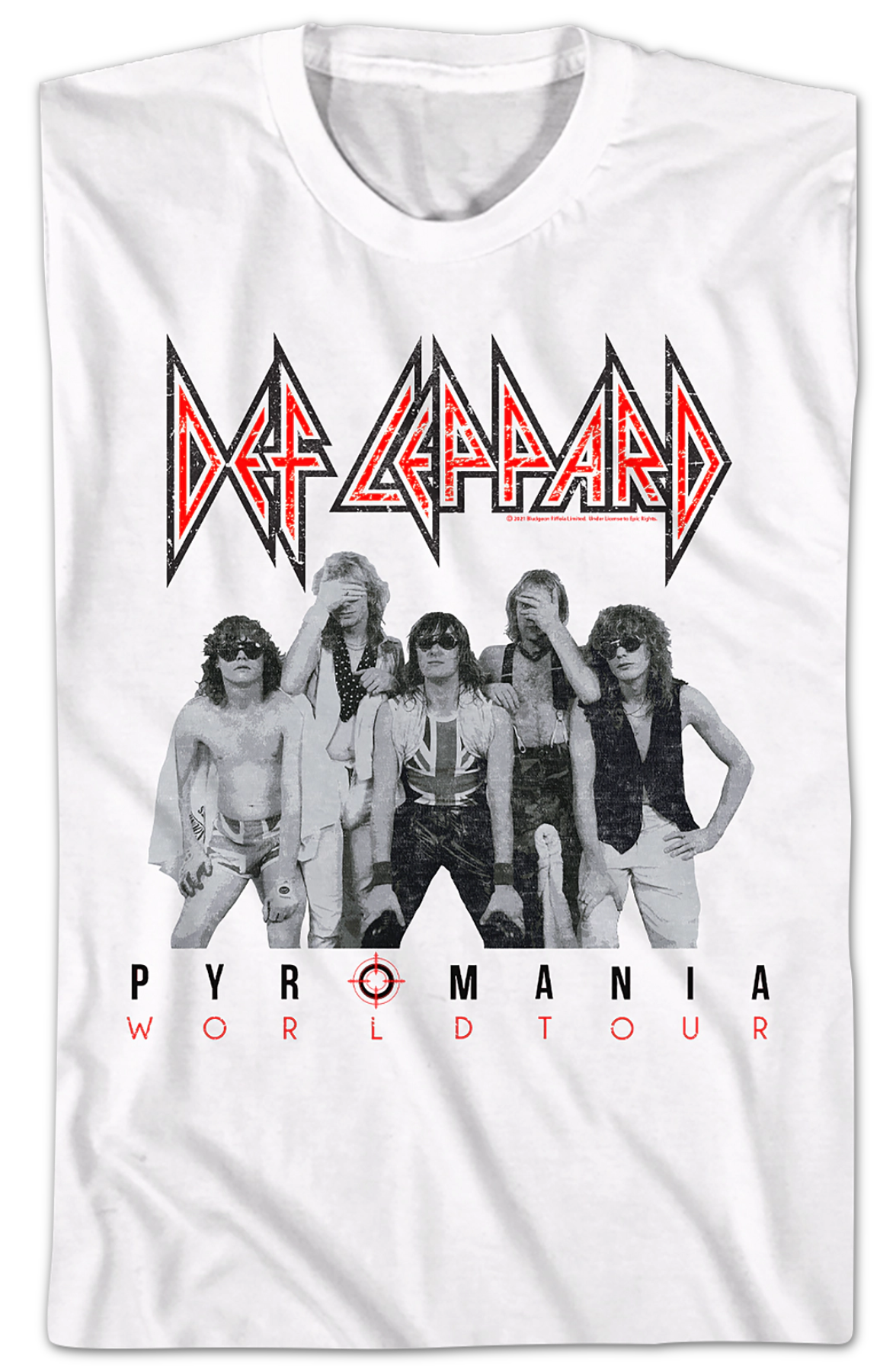 Pyromania World Tour Def Leppard T-Shirt product image 2