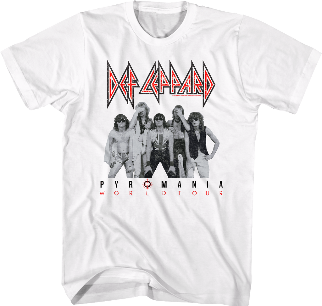Pyromania World Tour Def Leppard T-Shirt product image 1