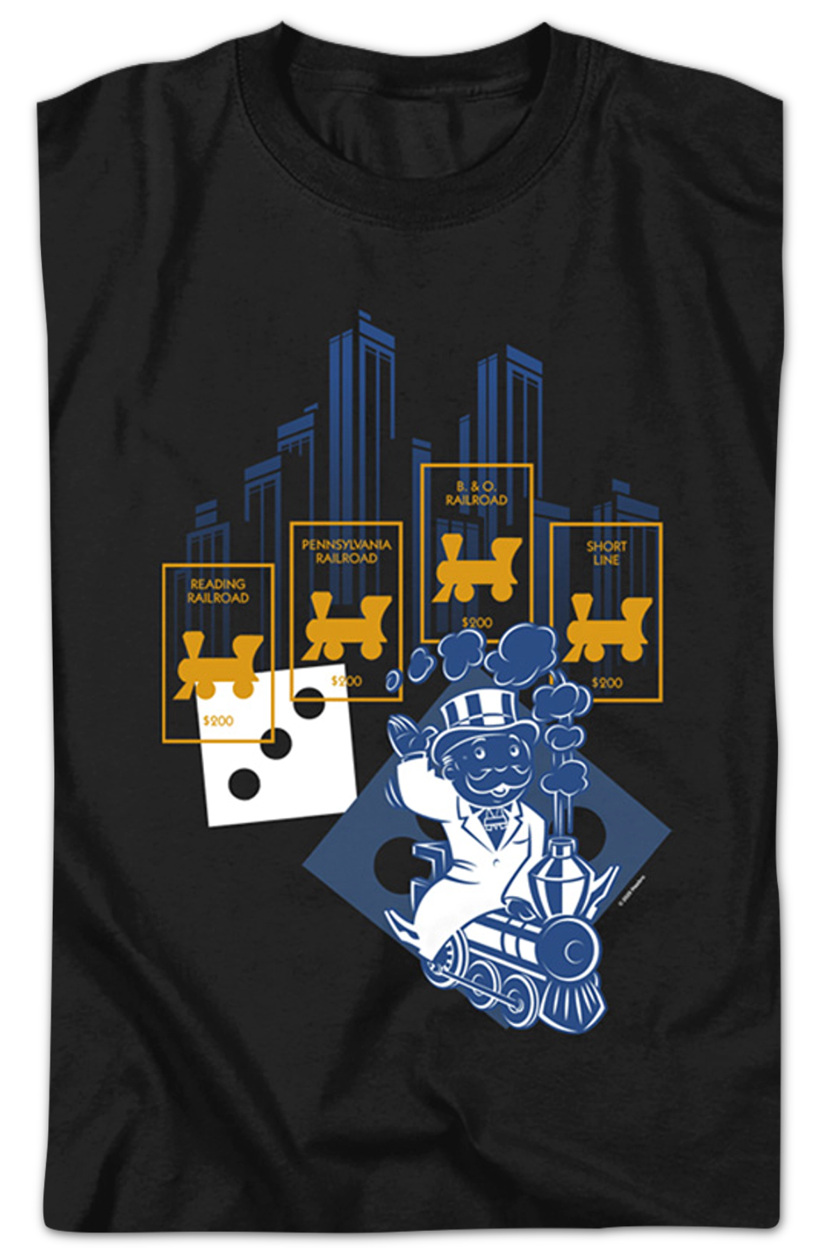 Railroads Monopoly T-Shirt product image 2