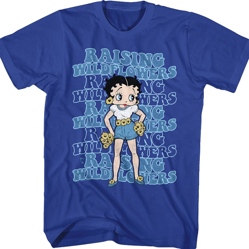 Raising Wildflowers Betty Boop T-Shirt product image 1