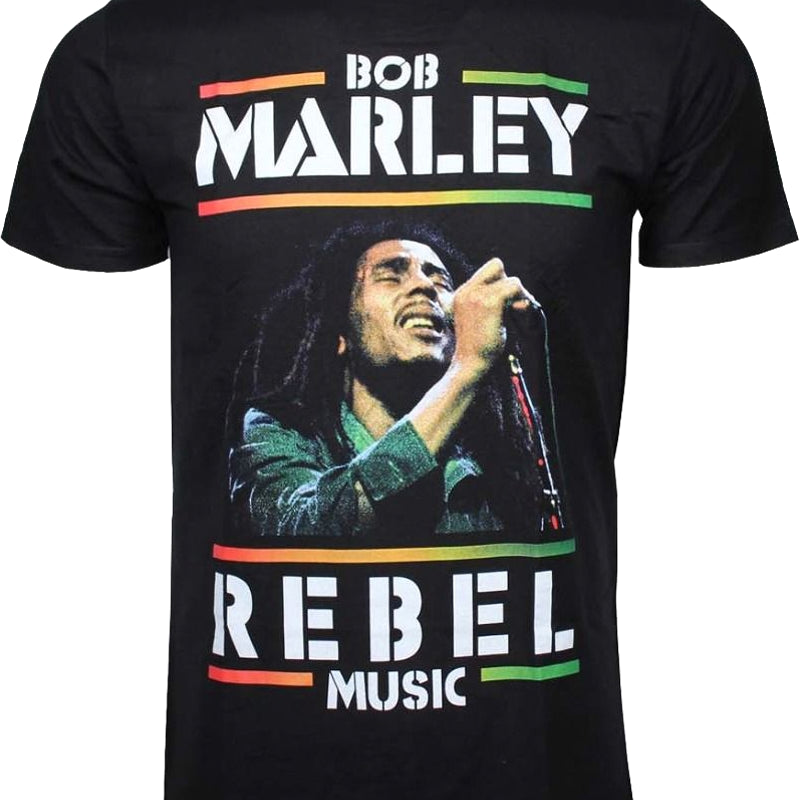Rebel Music Bob Marley T-Shirt product image 1