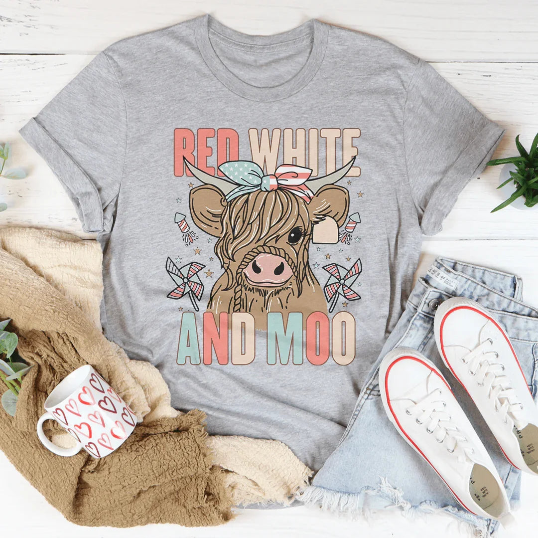 Red White And Moo Tee product image 3