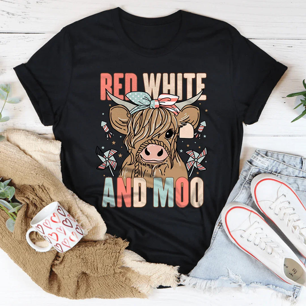 Red White And Moo Tee product image 2