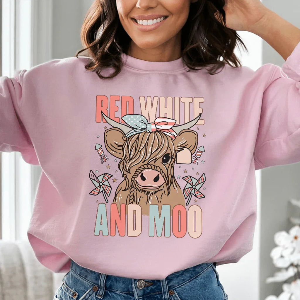 Red White And Moo Tee product image 1